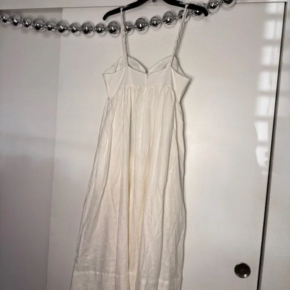 Farm Rio Coconut Tree Embroidered Maxi Dress NEW - Picture 8 of 11